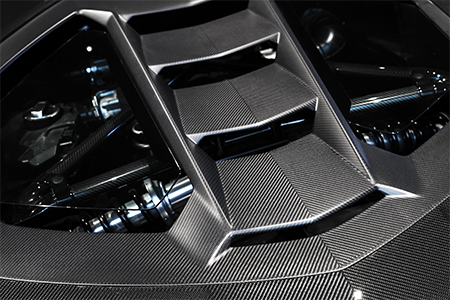 sheets of carbon fibre